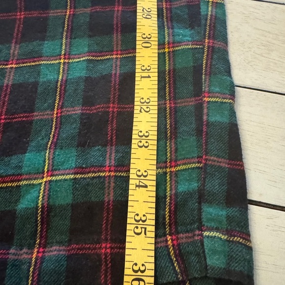 LAUREN | Ralph Lauren Green Black Red flannel Pajamas Set | Medium - Picture 9 of 10